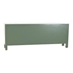 DKD Home Decor TV pohištvo DKD Home Decor Bela Črna Zelena Zlata Kovina Elja MDF Les 130 x 26 x 51 cm