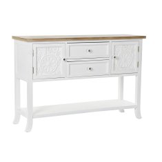 DKD Home Decor Konzola DKD Home Decor 120 x 36 x 80,5 cm jelka naravna bela MDF les