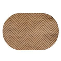 BigBuy Stranska mizica 60 x 39,5 x 60 cm Naravna črna kovina Les (2 enoti)