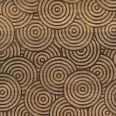 BigBuy Stranska mizica 60 x 39,5 x 60 cm Naravna črna kovina Les (2 enoti)