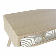 DKD Home Decor Konzola DKD Home Decor Golden Natural Metal Fir MDF Wood 100 x 36 x 78 cm