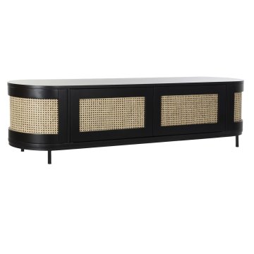 DKD Home Decor TV pohištvo DKD Home Decor 180 x 45 x 46 cm Naravni črni les