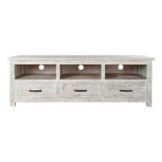DKD Home Decor TV pohištvo DKD Home Decor 158 x 50 x 54 cm Beli mangov les