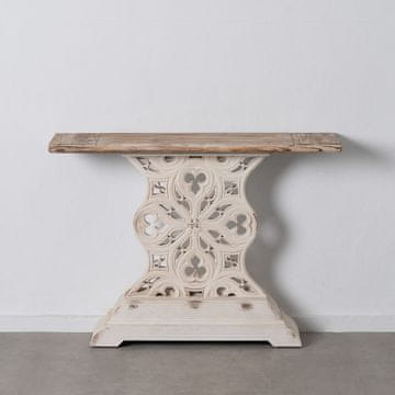 BigBuy Dvorana 120 x 38 x 87 cm Naravni les Bela