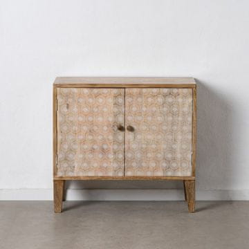 BigBuy Dvorana 83,5 x 35,5 x 76,5 cm Naravni beli mangov les