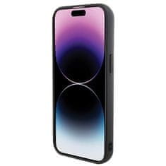 Karl Lagerfeld 3D Rubber ovitek za iPhone 15, črna