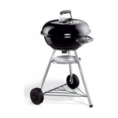 Weber Žar na oglje s pokrovom in kolesi Weber Compact Black (Ø 47 cm)