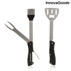 InnovaGoods Komplet pripomočkov za žar 5 v 1 BBKit InnovaGoods V0103127 Steel (obnovljeno A+)