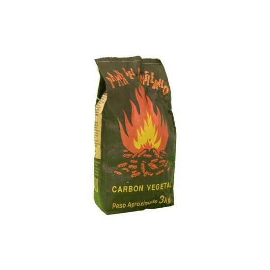 BigBuy Žar na oglje Carbosur 3 kg zelenjave