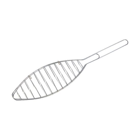 BigBuy Žar za žar za ribe iz nerjavečega jekla (13 x 41 cm)
