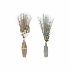 DKD Home Decor Snop DKD Home Decor 8424001847433 Cvetje Naravna turkizna Sušeno cvetje (40 x 40 x 150 cm) (2 enoti)