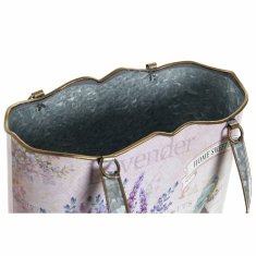 DKD Home Decor Lonček DKD Home Decor 29 x 13,5 x 38,5 cm Kovina Lilac Lavendar Shabby Chic