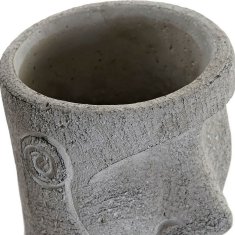 DKD Home Decor Komplet loncev DKD Home Decor S3023942 Grey Cement Boho (19 x 18 x 22 cm)
