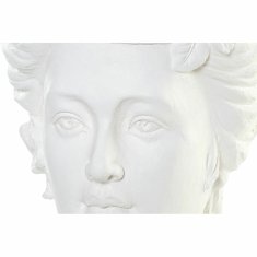 DKD Home Decor Lonček DKD Home Decor Bela steklena vlakna (23 x 23 x 32 cm)