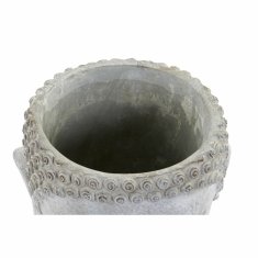 DKD Home Decor Rastlinjak DKD Home Decor Grey Buddha Cement Oriental (19 x 18 x 20 cm)