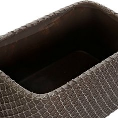 DKD Home Decor Komplet loncev DKD Home Decor S3023988 Brown Cement White (24 x 14 x 11 cm) (2 enoti)