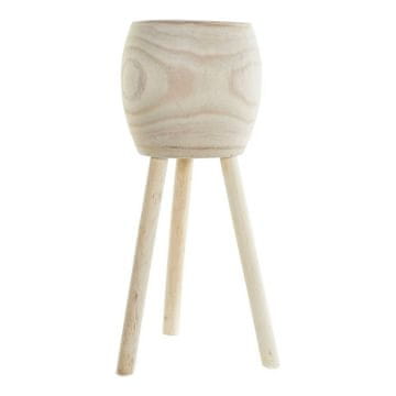 DKD Home Decor Lonček DKD Home Decor Rjava Paolownia les (23 x 23 x 56 cm)