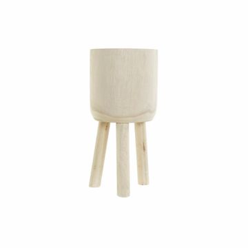 DKD Home Decor Lonček DKD Home Decor Rjava Paolownia les (16 x 16 x 33 cm)