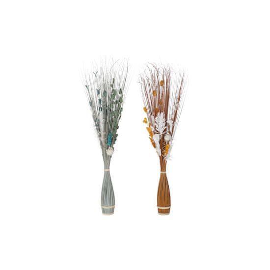 DKD Home Decor Šopek DKD Home Decor Oranžna Nebo modra Suho cvetje (40 x 40 x 150 cm) (2 enoti)