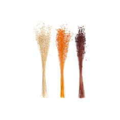 DKD Home Decor Snop DKD Home Decor Natural Orange Burgundy (10 x 10 x 70 cm) (3 enote)