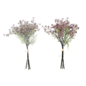 DKD Home Decor Šopek DKD Home Decor Plastični bordo jagode (9 x 9 x 39 cm) (2 enoti)