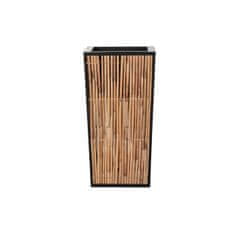 DKD Home Decor Komplet loncev DKD Home Decor Natural Black Metal Rattan (35 x 35 x 69 cm)