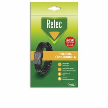 BigBuy Citronella zapestnica proti komarjem Relec Black Adults