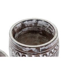 DKD Home Decor Rastlinjak DKD Home Decor Brown White Colonial (20 x 20 x 16 cm)