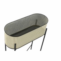 DKD Home Decor Lonček DKD Home Decor Črna kovina, kremasta moderna (50 x 20 x 67 cm)