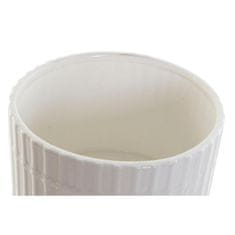 DKD Home Decor Komplet loncev DKD Home Decor Keramika Črna Kovina Bela (13,5 x 13,5 x 16 cm)