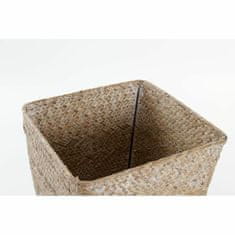 DKD Home Decor Komplet loncev DKD Home Decor Naravni les 22 x 22 x 48 cm Boho