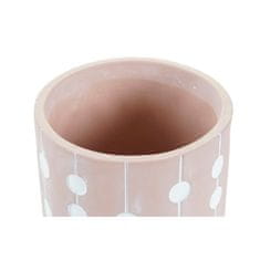 DKD Home Decor Komplet loncev DKD Home Decor Grey Pink Cement White Mustard (17 x 17 x 16 cm) (3 enote)