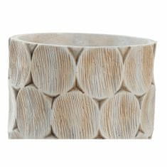 DKD Home Decor Komplet loncev DKD Home Decor Cement Svetlo rjava (18 x 18 x 16 cm)