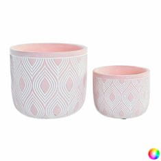 DKD Home Decor Komplet lončnic DKD Home Decor Cement 2 kosa 2 enoti (17 x 17 x 15 cm)