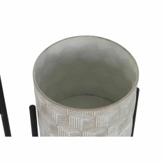 DKD Home Decor Komplet sadilnikov DKD Home Decor Obrabljena kovina 2 kosa 2 enoti (35 x 35 x 70 cm)