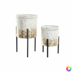 DKD Home Decor Komplet sadilnikov DKD Home Decor Metal 29 x 29 x 54,5 cm (2 enoti)
