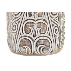 DKD Home Decor Lonček DKD Home Decor Naravni les Rjava Bali (28 x 20 x 25 cm) (2 enoti)