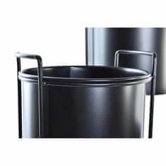 DKD Home Decor Komplet loncev DKD Home Decor Črna kovina Modern (30 x 30 x 80 cm)