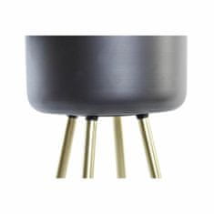 DKD Home Decor Komplet loncev DKD Home Decor Black Golden Metal Modern (23 x 23 x 60 cm)