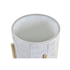 DKD Home Decor Komplet loncev DKD Home Decor Siva zlata kovina Moderno (31 x 31 x 58 cm)