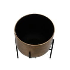 DKD Home Decor Komplet loncev DKD Home Decor Črna bakrena kovina Vintage 29 x 29 x 70 cm