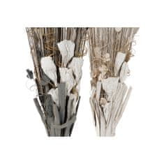 DKD Home Decor Šopek DKD Home Decor Bela svetlo siva Suho cvetje (35 x 25 x 150 cm) (2 enoti)