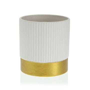 Versa Lonec za rastline Versa White Ceramic (16 x 17 x 16 cm)
