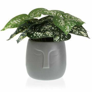 Versa Lonec za rastline Versa Grey Ceramic (16,5 x 16,5 x 16,5 cm)