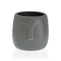Versa Lonec za rastline Versa Grey Ceramic (16,5 x 16,5 x 16,5 cm)
