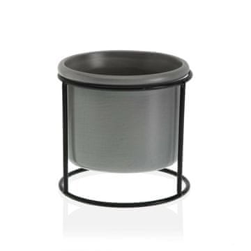 Versa Lonec za rastline Versa Ceramic Metal (13,5 x 12,5 x 13,5 cm)