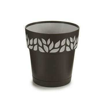 Stefanplast Sadilnik Stefanplast Cloe Grey Anthracite Plastic 15 x 15 x 15 cm