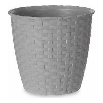 Stefanplast Rastlinjak Stefanplast 3872114 Siva plastika 14 x 13 x 14 cm