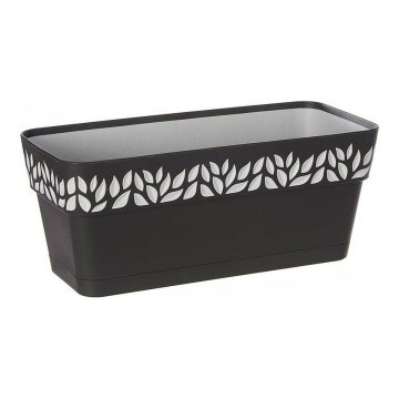 Stefanplast Samooskrbni sadilnik Stefanplast 8003507943735 Antracit 13,3 x 12,3 x 29,3 cm Siva plastika