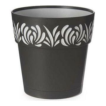 Stefanplast Sadilnik Stefanplast Gaia antracitno siva plastika 19 x 19 x 19 cm